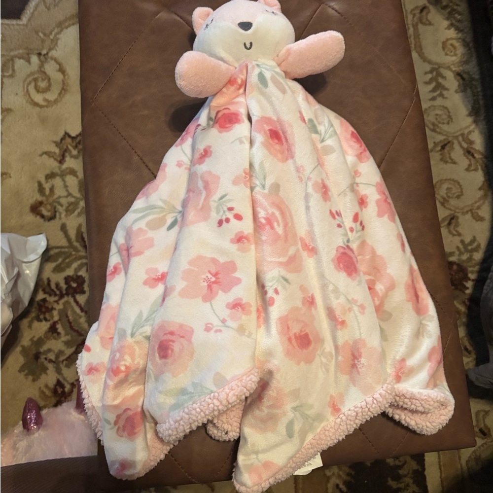 Gerber Floral Baby Security Blanket